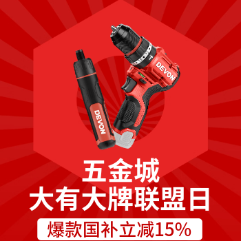 京东 大有大牌联盟日 爆款国补立减15%