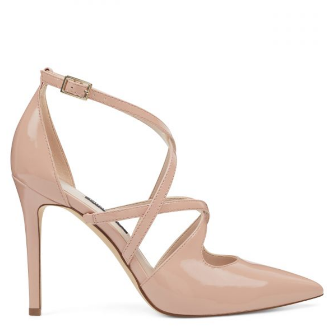 nine west tlank strappy pumps