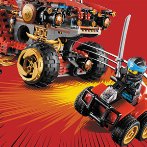 lego乐高幻影忍者系列封赏之地战车70677