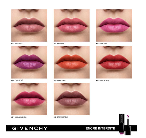 Givenchy 新款唇釉唇膏Encre Interdite Lip Stain | Neiman Marcus