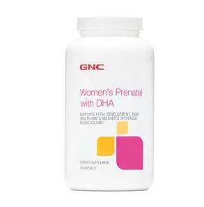 GNC 孕妇综合维生素 90粒，添加 DHA