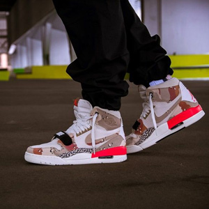 【断码】Jordan Legacy 312“Desert Camo”大童款运动鞋
