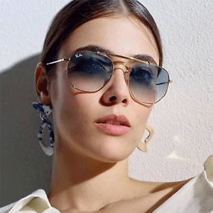Ray-Ban 雷朋 经典浅蓝色渐变太阳镜
