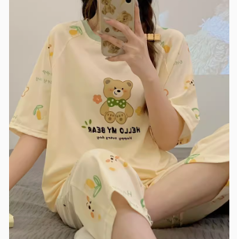 29.9元包邮！帕兰朵 .纯棉卡通睡衣