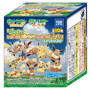 TOMY 宠物小精灵宝可梦 T-arts LGPE Let's Go皮卡丘伊布食玩盒蛋