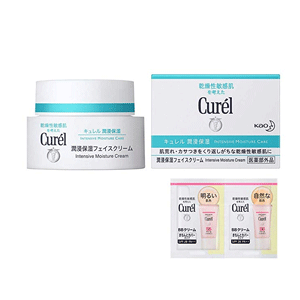 花王 Curel珂润保湿面霜 40g+BB霜 迷你 10g