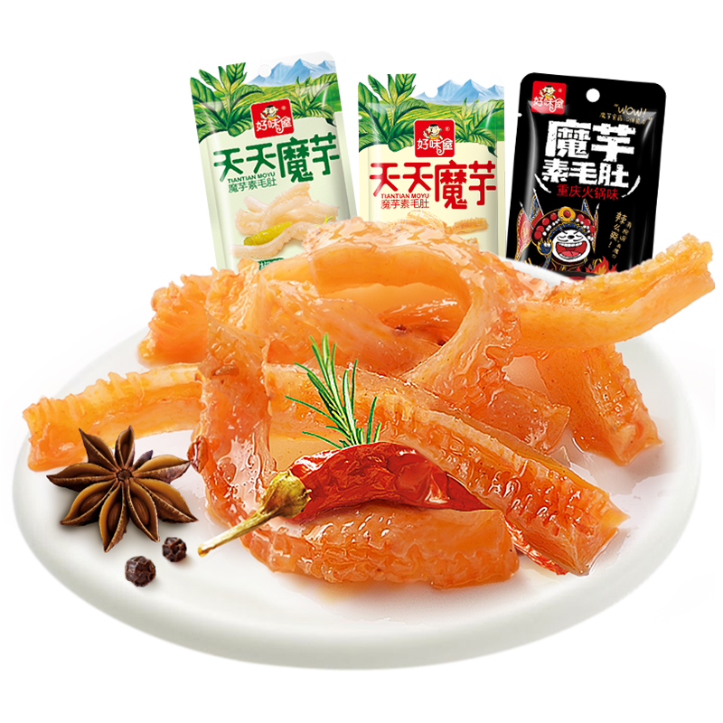 可签到【好味屋】魔芋爽素毛肚共30包