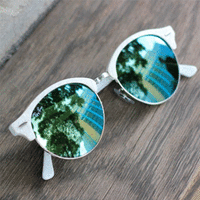 Ray-Ban雷朋 Clubround系列 RB4246 圆形框太阳镜