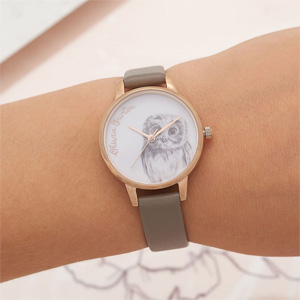 降价！Olivia Burton 猫头鹰 女士时装腕表