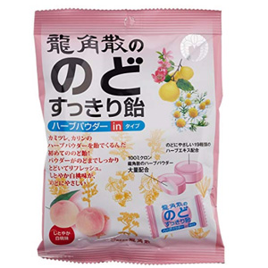 龙角散 止咳化痰润喉糖 白桃味 80g