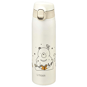 TIGER虎牌 MCT-A050W 小熊保温杯 500ml TIGER虎牌 MCT-A050W 小熊保温杯 500ml