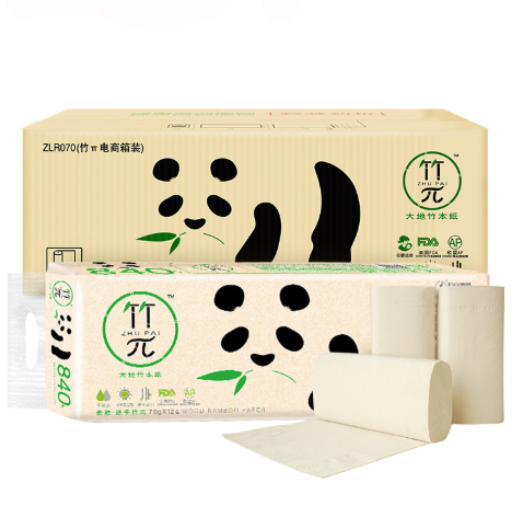 9元包邮!心相印 竹π 无芯卷纸 3层*70克*36卷