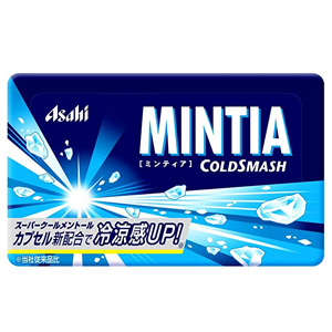 Asahi朝日 MINTIA 无糖清凉薄荷糖50粒*10盒 COLD SMASH味
