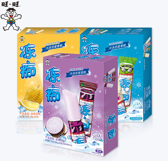 258元包邮旺旺冻痴雪糕85ml8支多口味