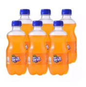 【有券的上】4.9元包邮！芬达 300ml*6瓶
