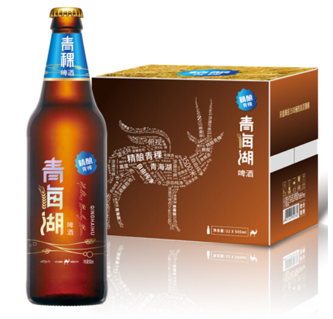 609元青海湖啤酒精酿青稞啤酒500ml12