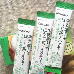 和光堂 牛乳屋 烘培茶 抹茶奶茶 5条装*6盒