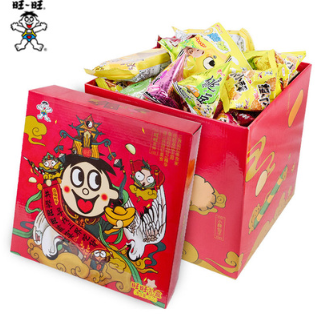 39元包邮旺旺零食大礼包912g箱装