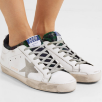 GOLDEN GOOSE Superstar 仿旧皮革女款运动鞋