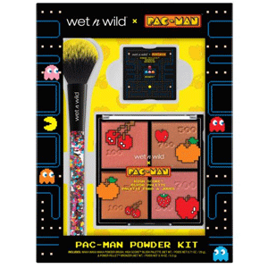 Wet n Wild湿又野 PAC-MAN 合作款腮红+高光+腮红刷套装