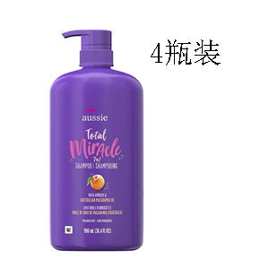 900ml大容量!Aussie袋鼠 奇迹保湿洗发水 4个装 900ml大容量!Aussie袋鼠 奇迹保湿洗发水 4个装