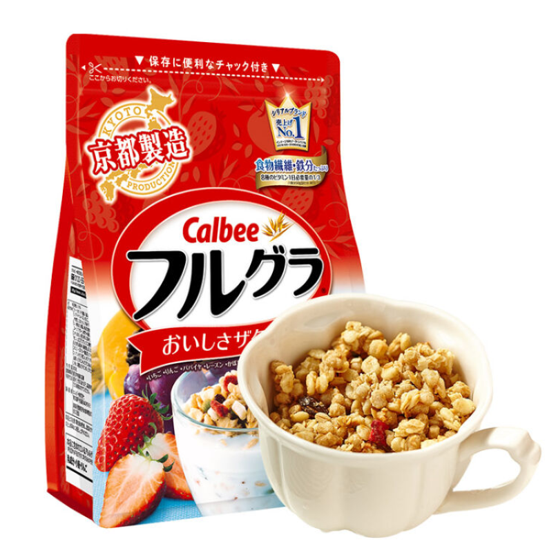 预计11109元包邮卡乐比富果乐水果麦片700g3件22点秒杀