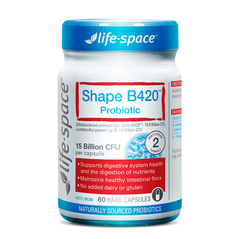 lifespace塑身B420益生菌60粒胶囊装