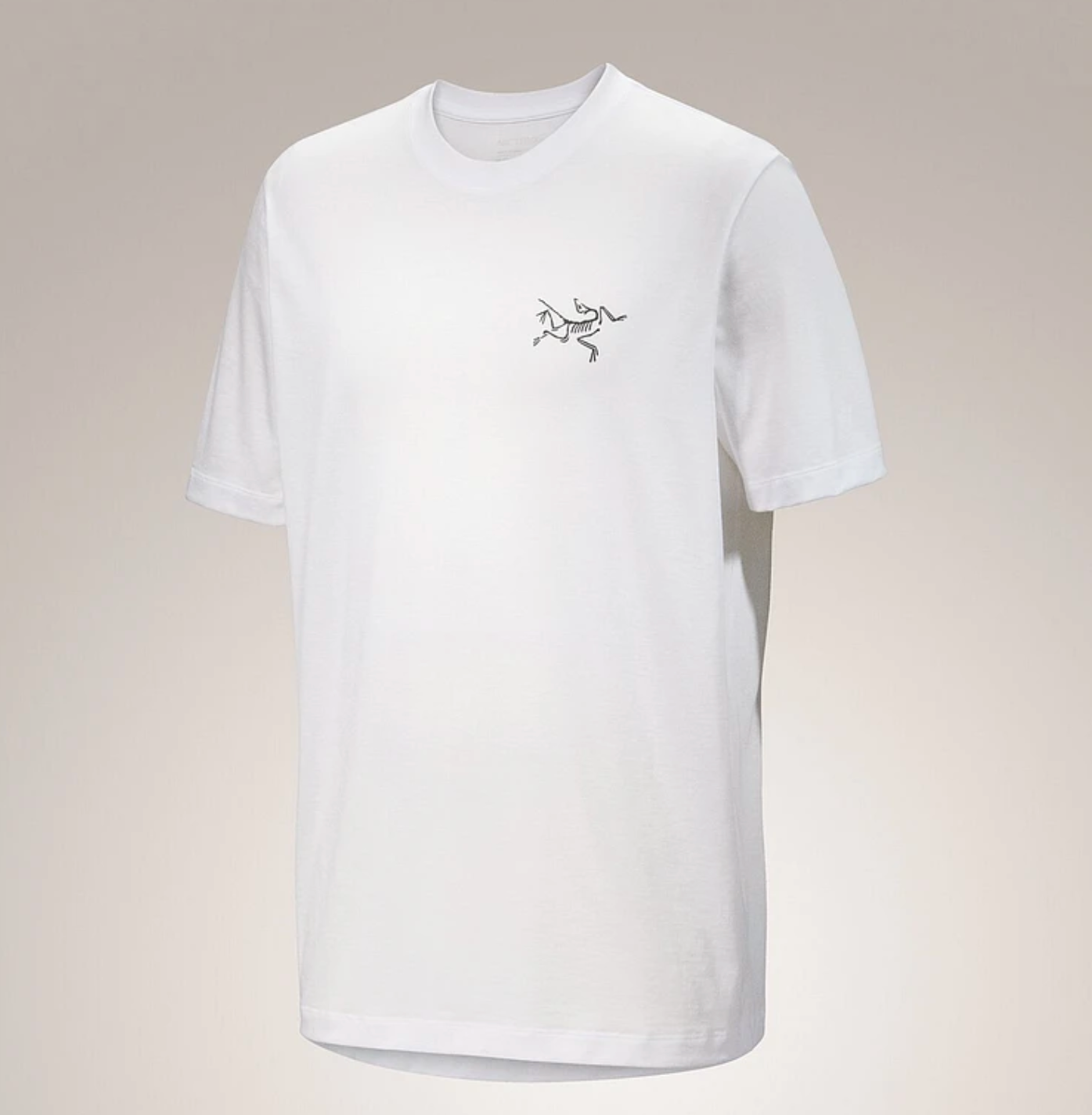 Arc'teryx Arc'Multi Bird Logo始祖鸟男款T恤White Light色L码