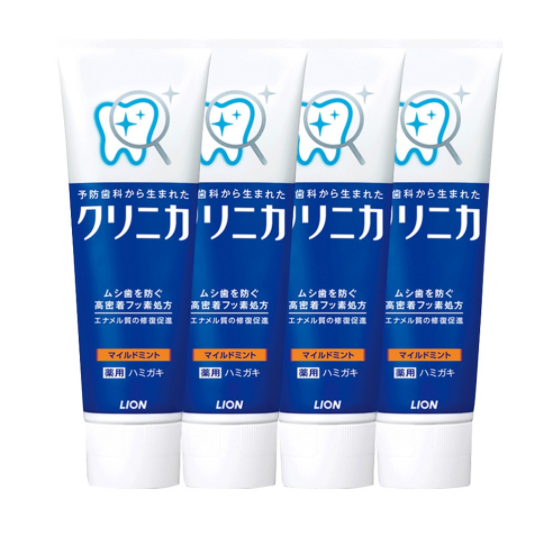 38元包邮！LION 狮王 齿力佳 酵素健齿牙膏 130g *4支