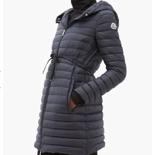 MONCLER Barbel drawstring-waist 棉服