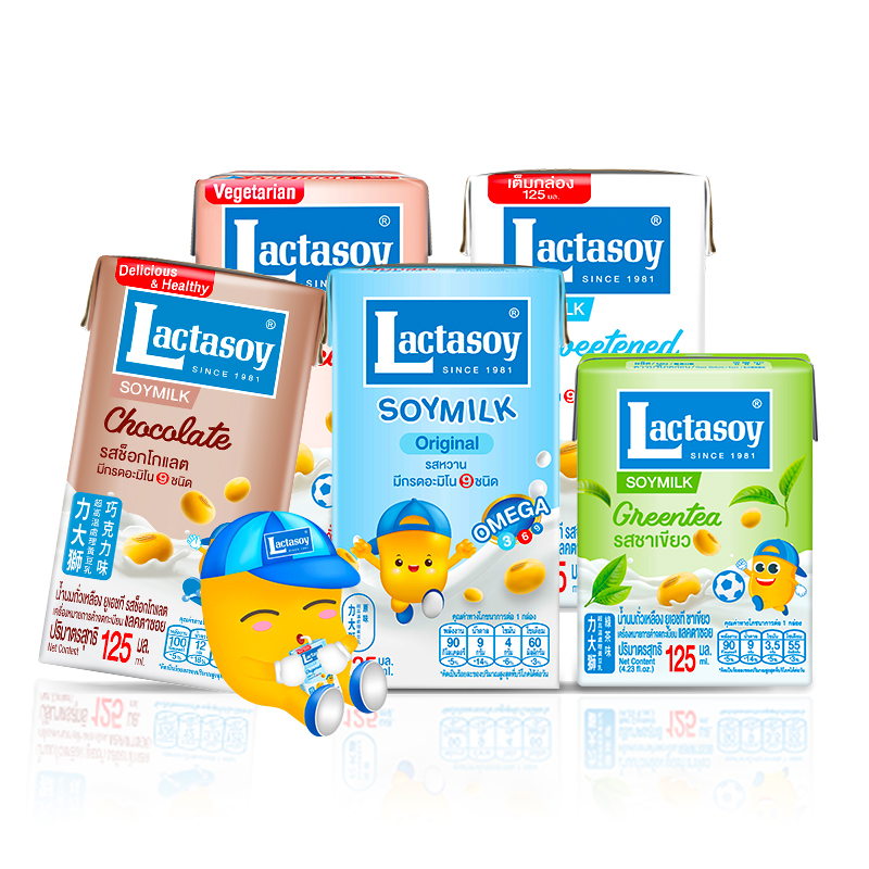 力大狮泰国进口营养多口味豆奶18盒