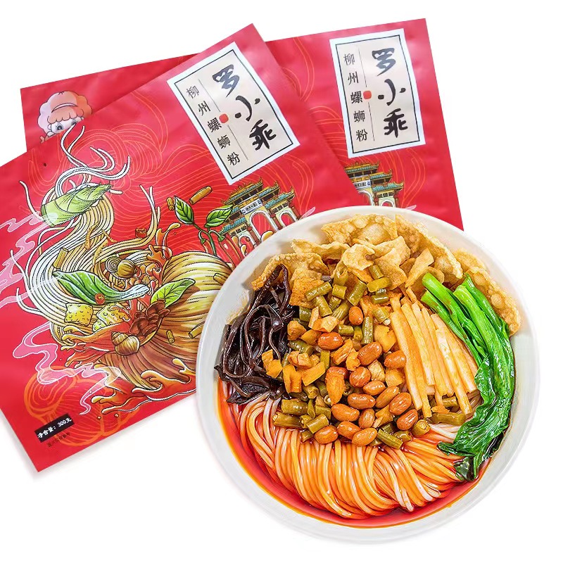 泰果园罗小乖螺蛳粉经典款300gx3包