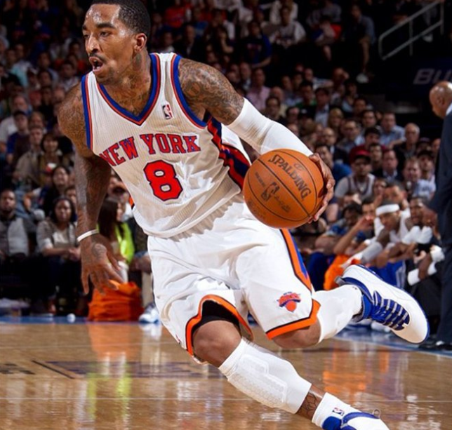jr smith 赛场球鞋秀