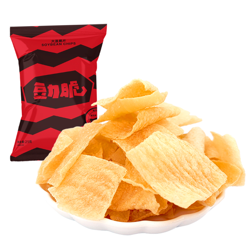 【1元小黑盒+签到】4包豆力脆网红非薯片
