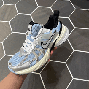 Nike耐克 V2K Run 中性款蓝色老爹鞋