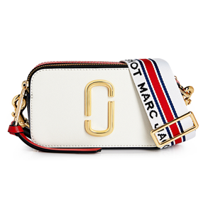MARC JACOBS 小牛皮 Snapshot 撞色拼接相机包