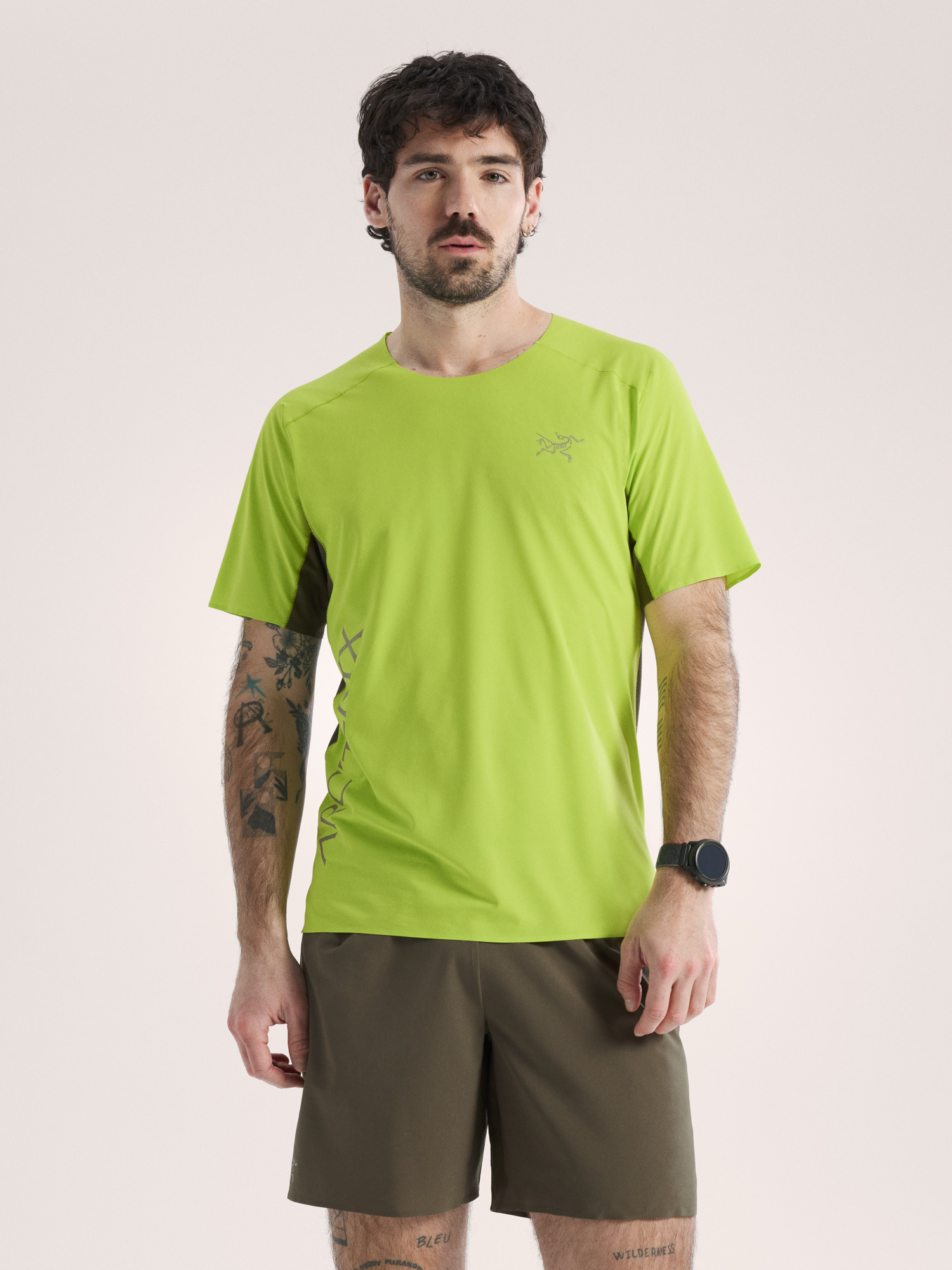 Arcteryx Norvan Downword Logo Shirt SS Men's Mantis / Tatsu M