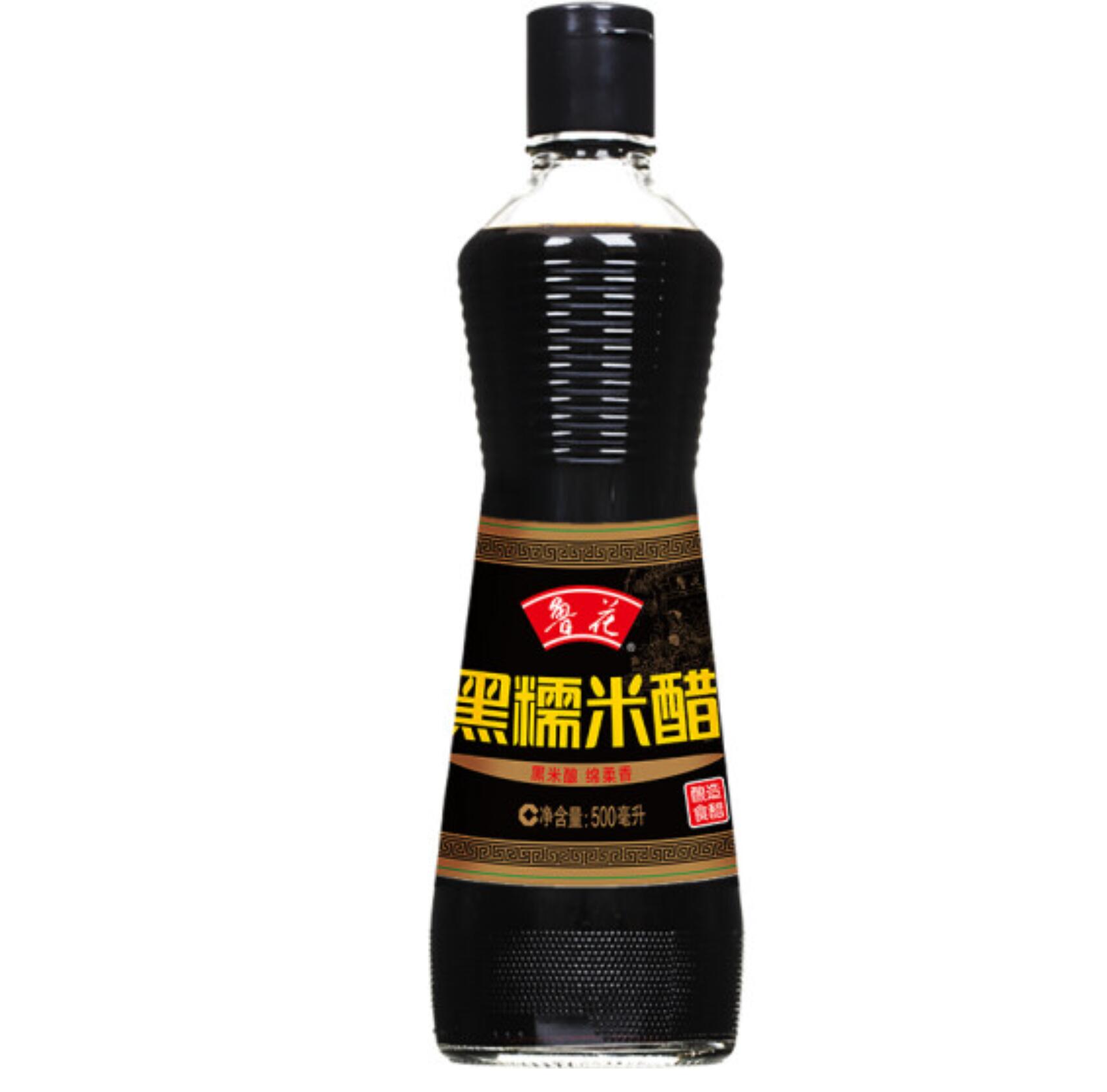 2.42元，鲁花 黑糯米醋 500ml 0添加 