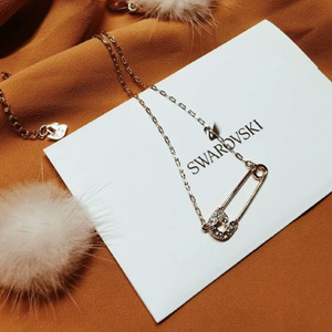swarovski施华洛世奇socool曲别针项链