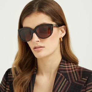 GUCCI Oversized round tortoiseshell-acetate sunglasses