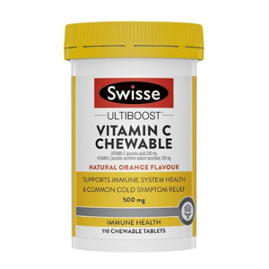 Swisse Ultiboost 维生素C天然橙味咀嚼片 110片 Swisse Ultiboost 维生素C天然橙味咀嚼片 110片