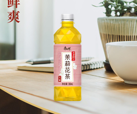 29.9包邮!康师傅无糖茉莉花茶原味饮料 350mlx15瓶 整箱装