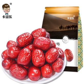 6.9元包邮！卡滋乐新疆和田优质红枣500g