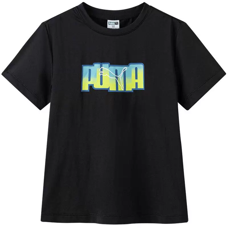 PUMA彪马童装儿童男女夏装吸湿短袖T恤
