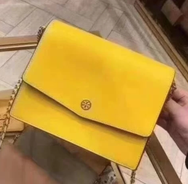 补货!Tory Burch Robinson大号十字纹牛皮链条风琴包 补货!Tory Burch Robinson大号十字纹牛皮链条风琴包