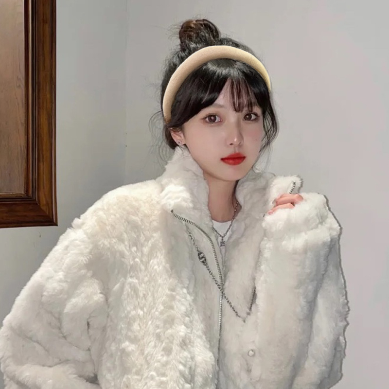 稳定签到韩国复古春秋款暗条纹头饰