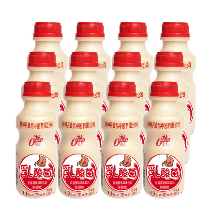 108元包邮胃动力新货乳酸菌草莓味340ml12瓶