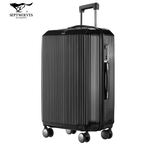 99元起包邮七匹狼德国拜耳pcabs复合材质拉杆箱2028寸