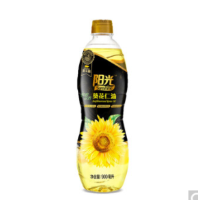 【有券的上】8.9元包邮！金龙鱼阳光鲜榨原香葵花仁油900ML(压榨)