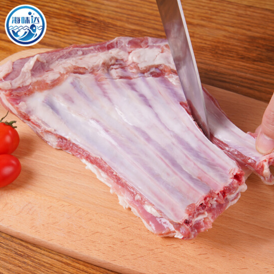 101元包邮海味达新鲜羔羊肋排骨2斤2件